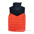 Gilet invernale impermeabile personalizzato per esterni